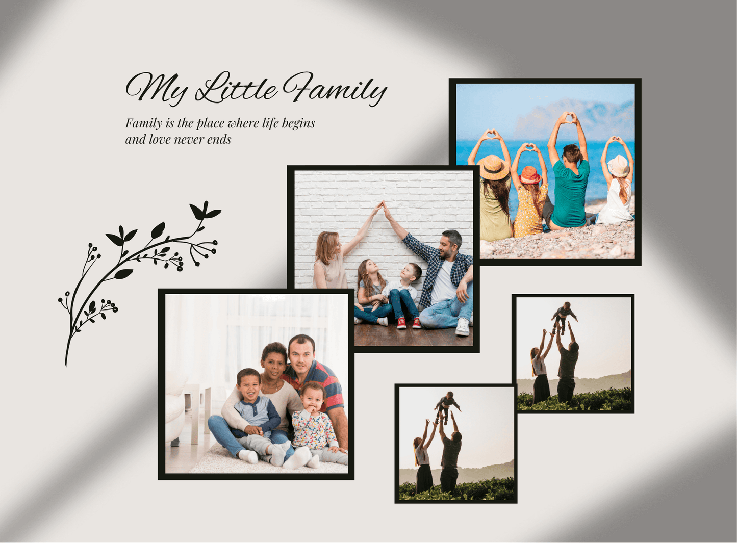 Personalised Family Photo Collage