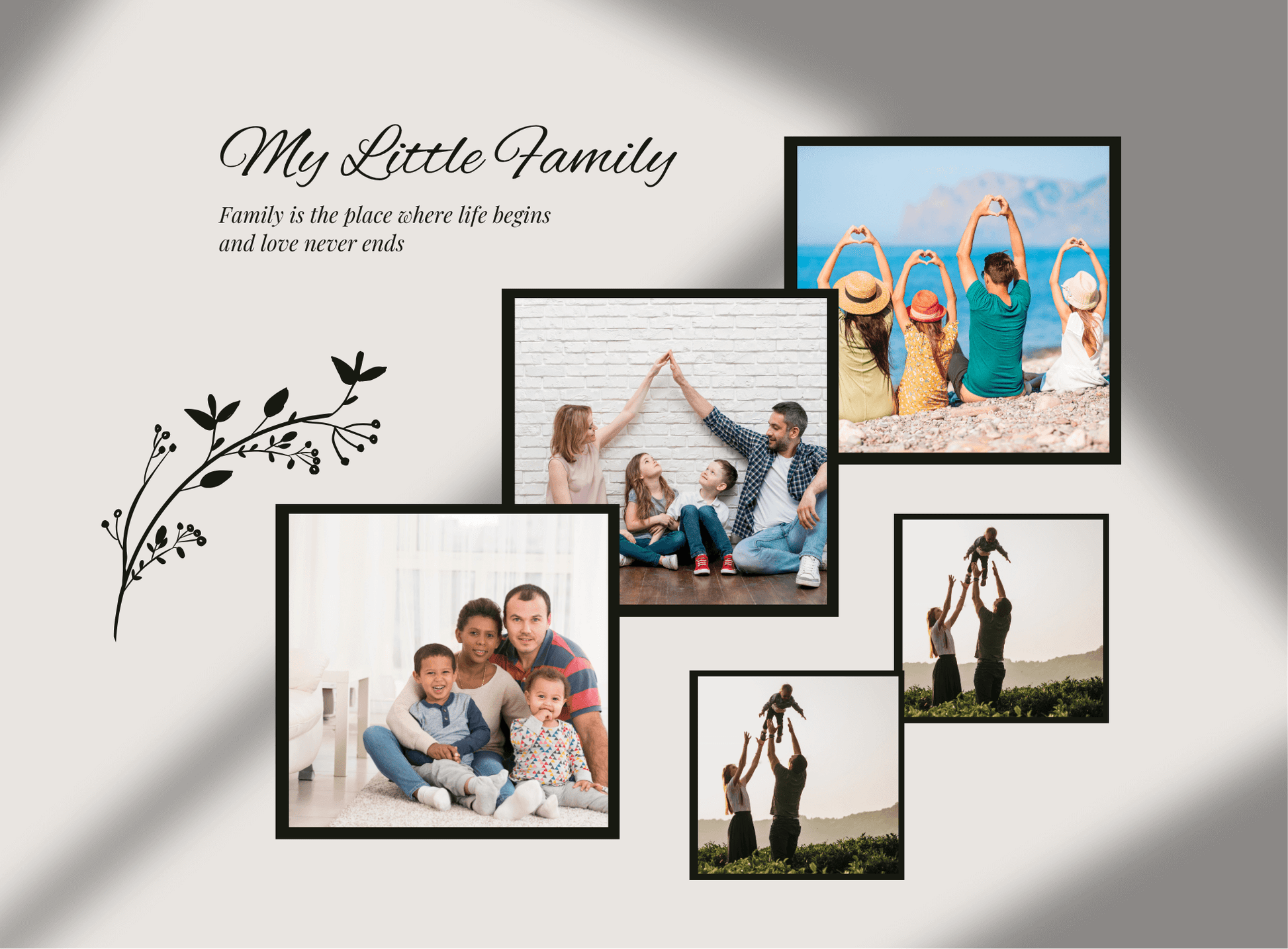 Personalised Family Photo Collage