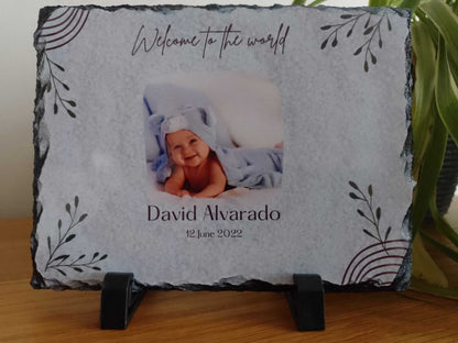Baby Photo Slate | Keepsake Gift